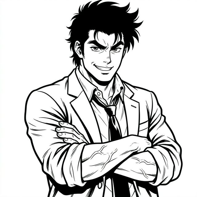 腕組みキャラクター