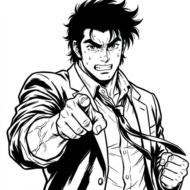 指差しキャラクター