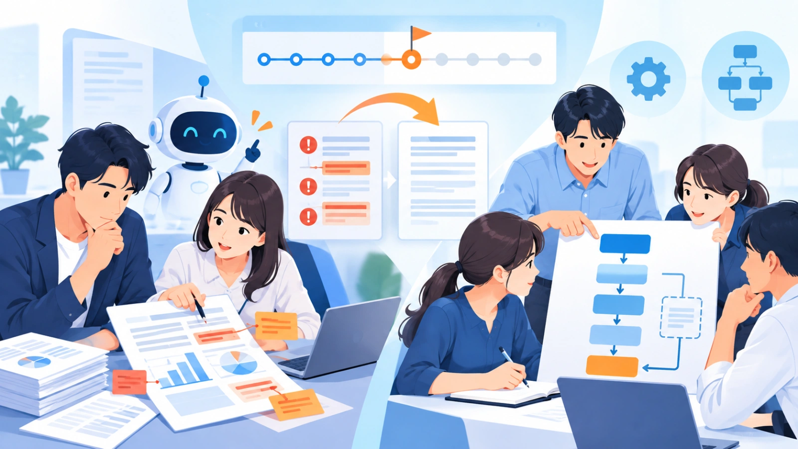 30日計画で行う2つの実務検証を表す図解イラスト