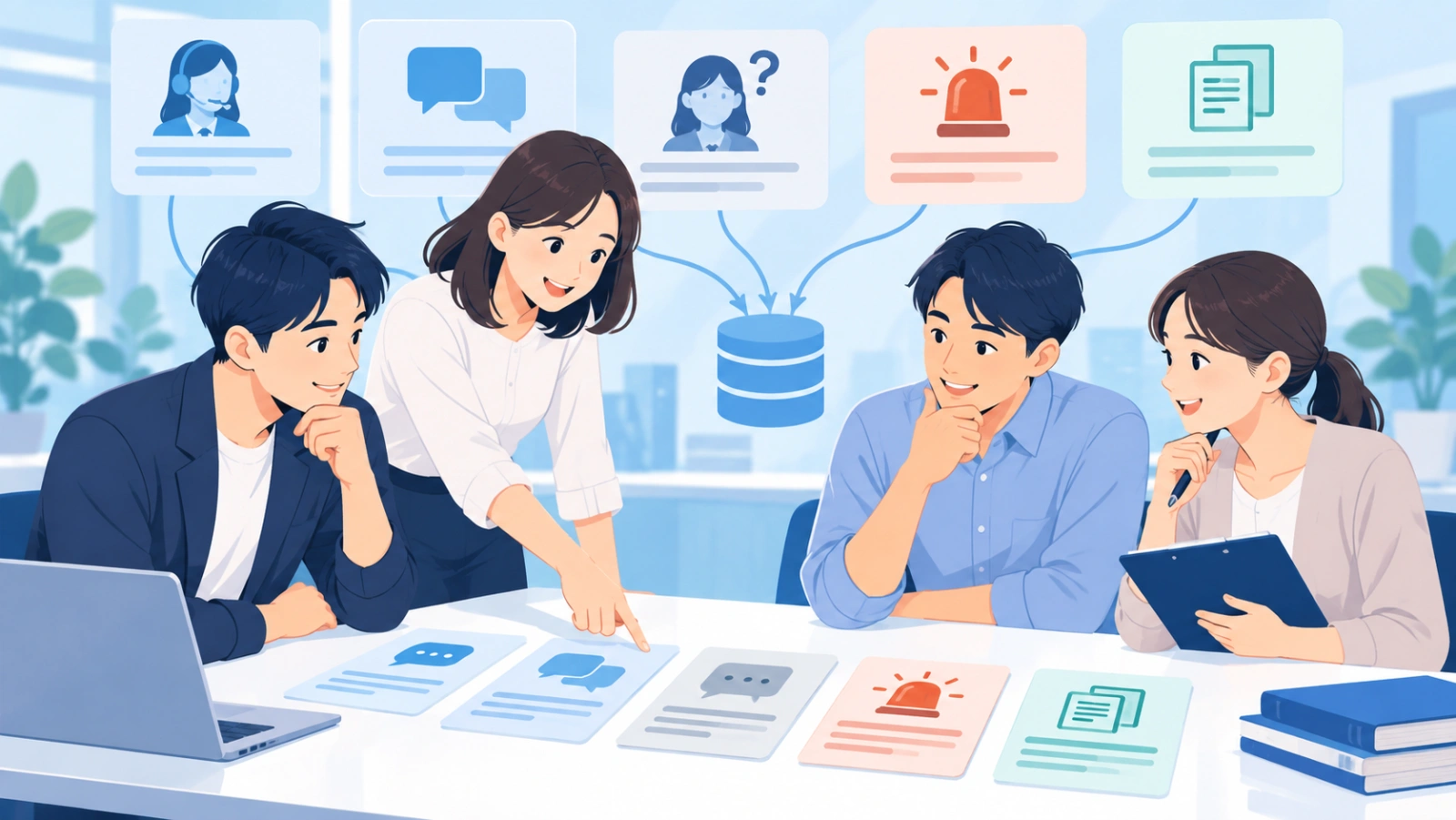 最初の検証データセットを作るを表す図解イラスト