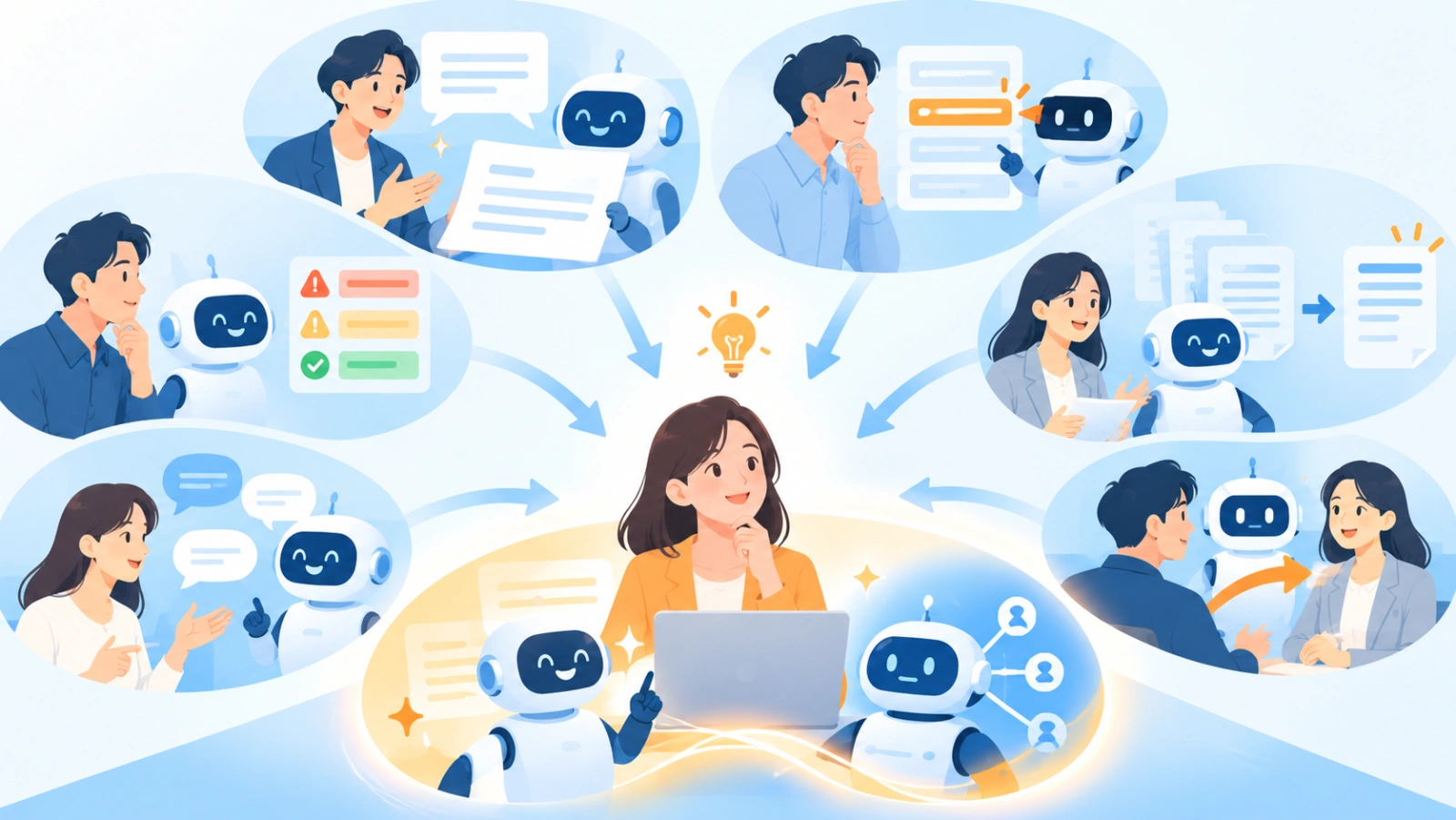 選び方の判断表を表す図解イラスト